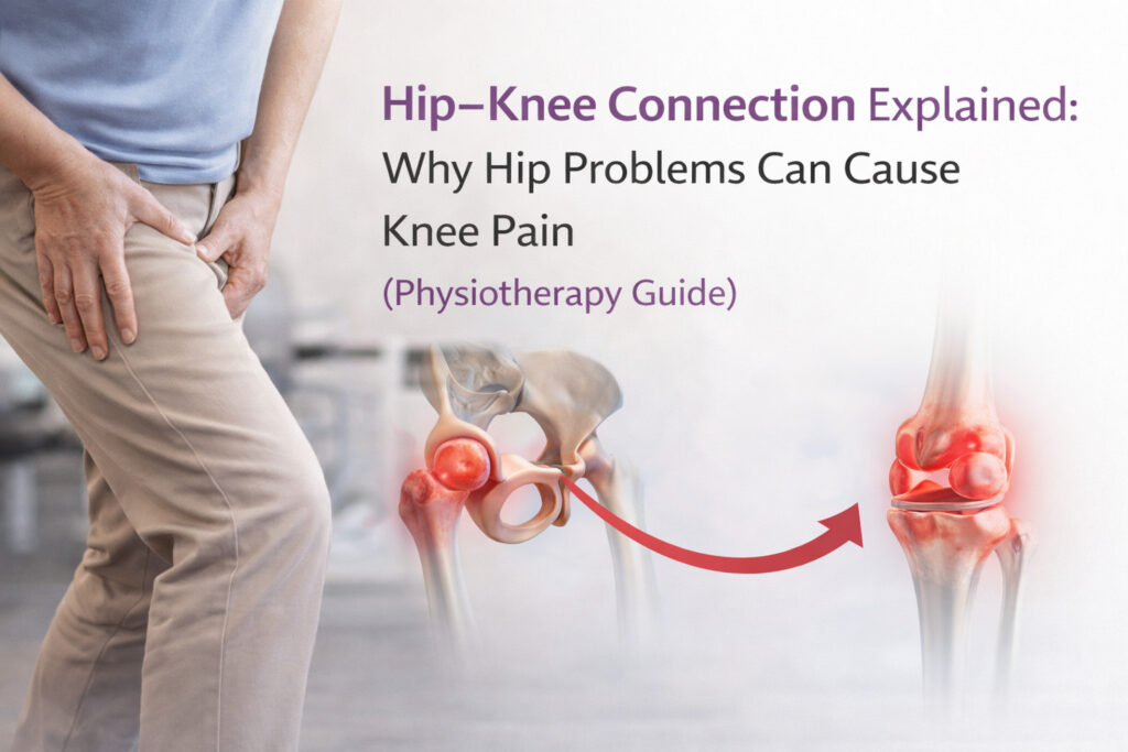 👉 Read the full blog to understand the hidden link between hip weakness and knee pain, and learn expert physiotherapy solutions: